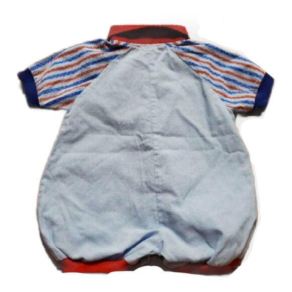 Vintage La Mer Sailing Themed Bubble Romper 3-6 M - Picture 2 of 5